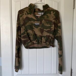 Adidas Camouflage Cropped Jacket